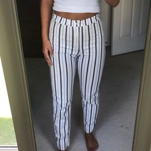 brandy melville striped pants!